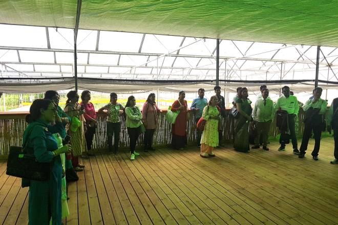 Green House Visit, Agriculture Tour of India 
