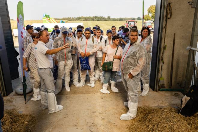 Young Dairy Farmers on Dairy Tour in Poland